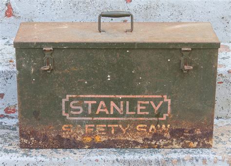 stanley metal box vintage|Stanley Tool Box .